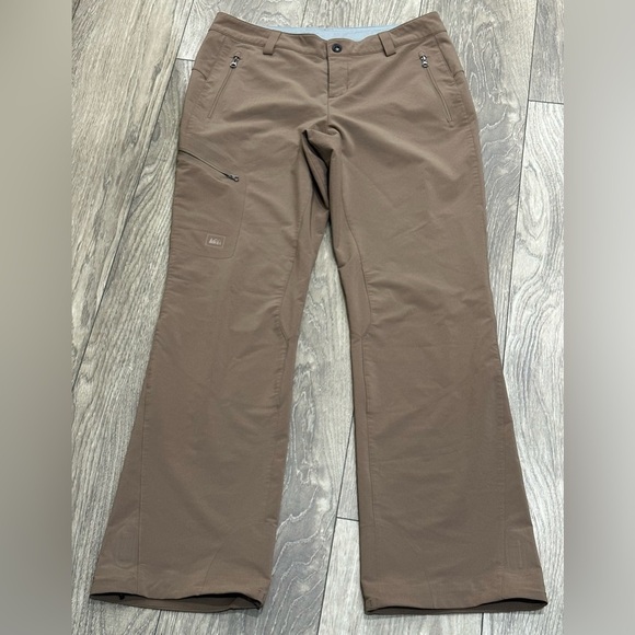 🥾 REI Hiking Outdoor Trail Pants – Brown, Size 8  🥾 - Picture 1 of 11